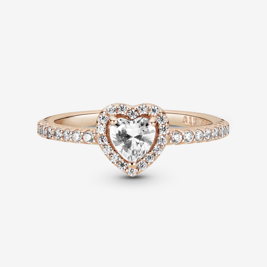 Anillo tipo pandora Corazón Brillante